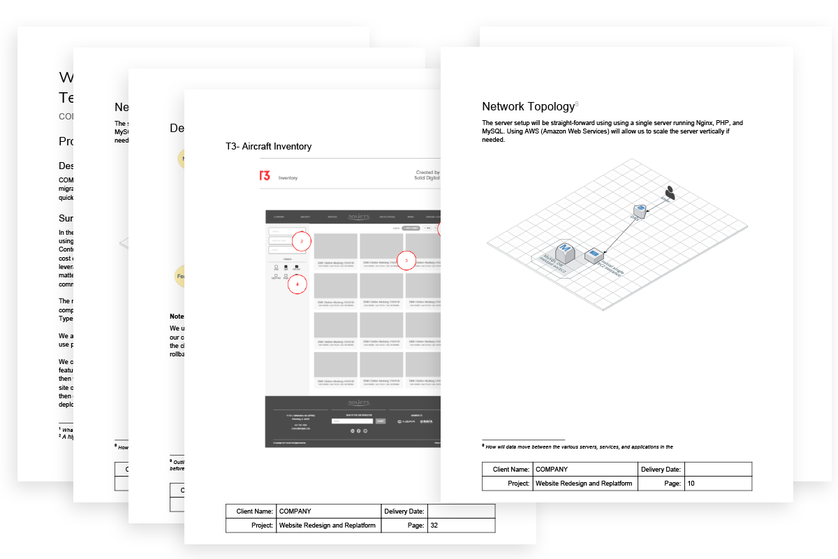 Solid Digital Technical Project Plan