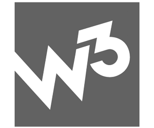 w3 logo