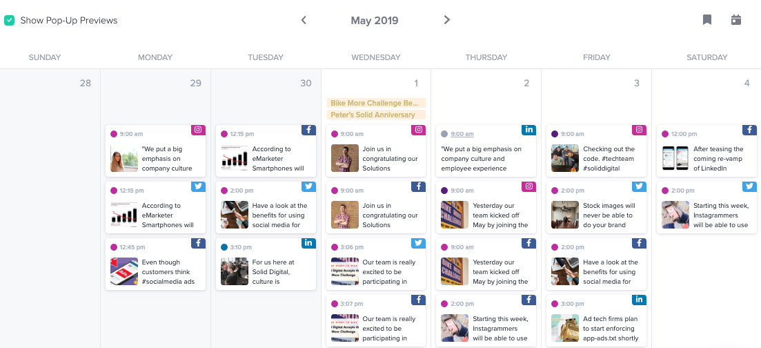 GAIN app for social media management