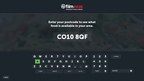 Filmeeze website design