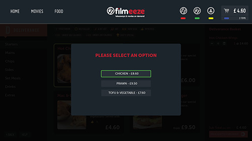 Filmeeze website design