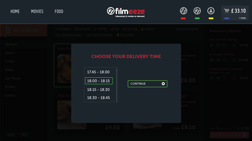 Filmeeze website design