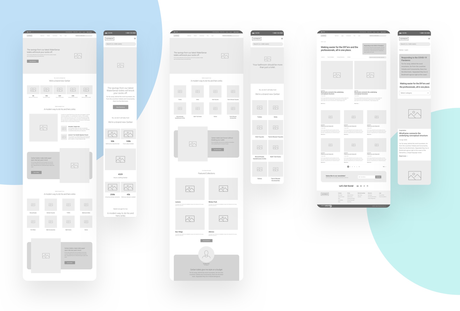 Gerber Wireframes Asset