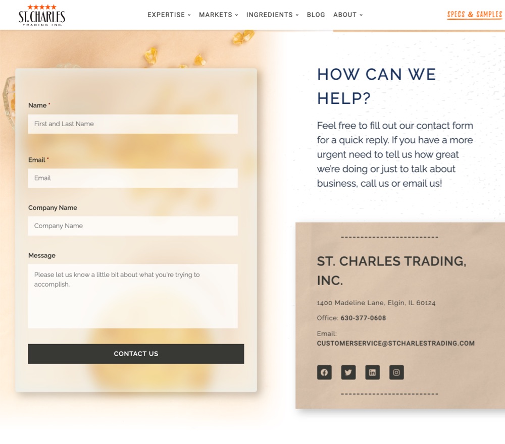 St Charles Trading Website