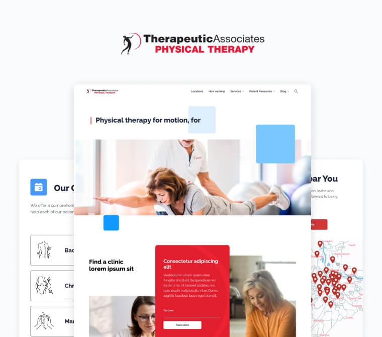 Therapeutic Associates Website Design