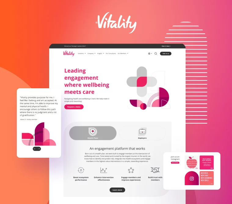 Vitality Website Design