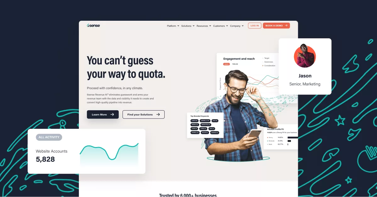 6sense website design