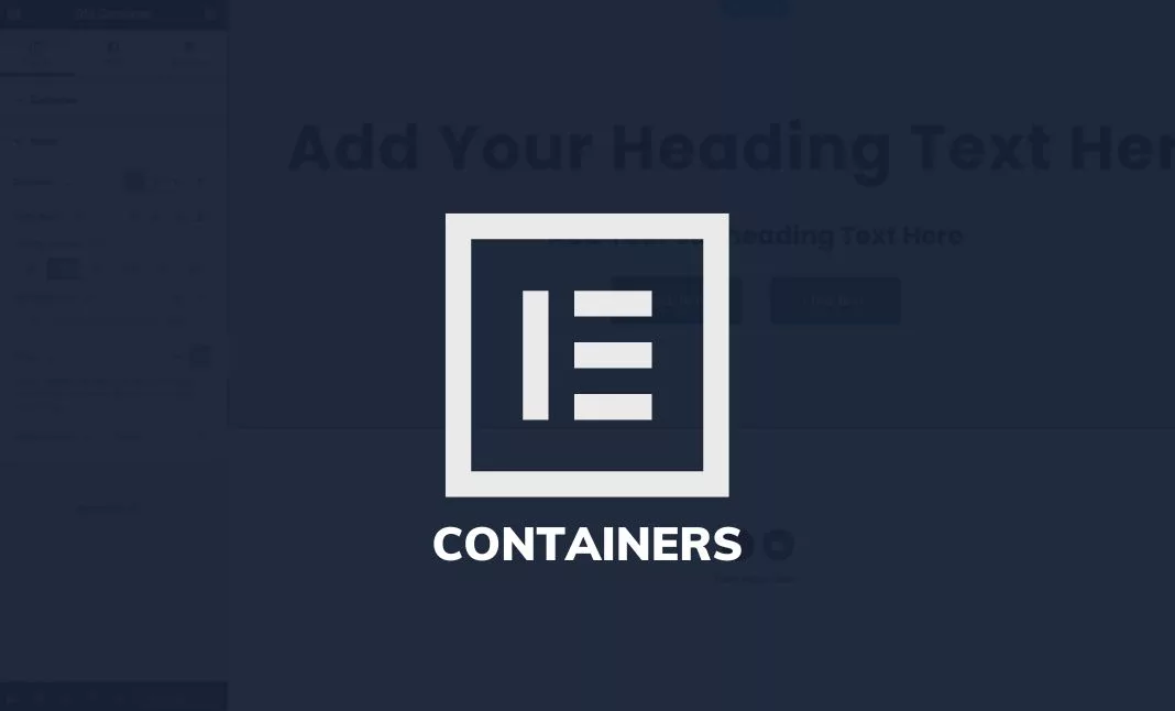 Elementor Containers The Freedom of Being Contained