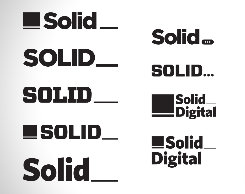 Solid Digital early logos